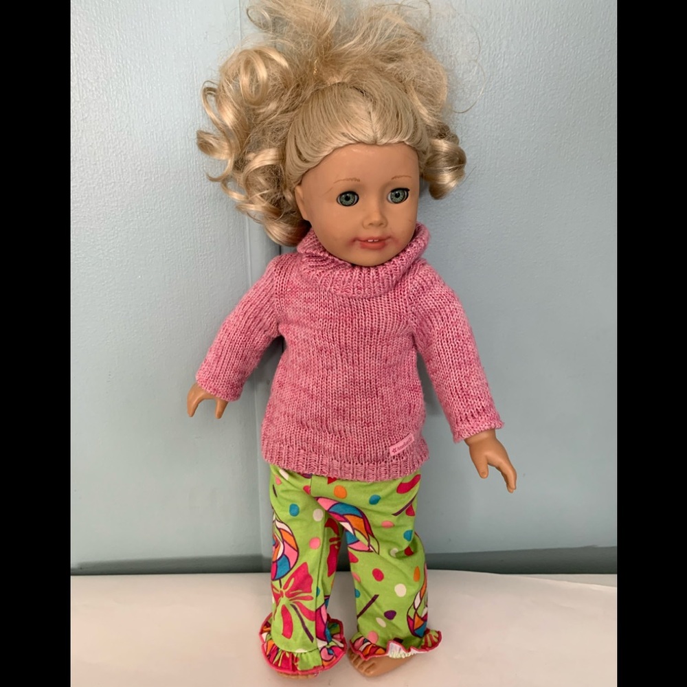 American Girl Doll 2013 Blind Hair Blue Eyes 18”